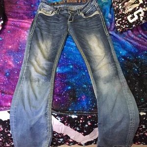 Worn rock revivals size 29